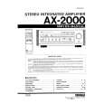 YAMAHA AX2000 Service Manual