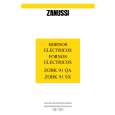 ZANUSSI ZOBK91QA Owners Manual