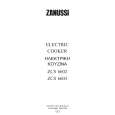 ZANUSSI ZCS6603W Owners Manual