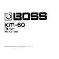 BOSS KM-60 Owners Manual