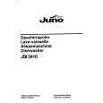 JUNO-ELECTROLUX JSI5410E Owners Manual