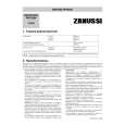 ZANUSSI T644 Owners Manual