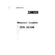 ZANUSSI ZFK25/10R Owners Manual