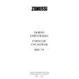 ZANUSSI ZBN731X/1 Owners Manual