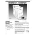 WHIRLPOOL 3RLGR5437KQ2 Installation Manual