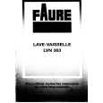 FAURE LVN363W Owners Manual