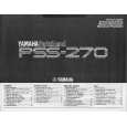 YAMAHA PSS-270 Owners Manual
