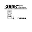 BOSS GEB-7 Owners Manual