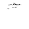 OLIVETTI D-COPIA 20 Service Manual