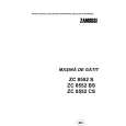 ZANUSSI ZC8552S Owners Manual