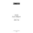 ZANUSSI ZBN766X Owners Manual