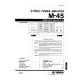 YAMAHA M45 Service Manual