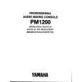YAMAHA PM1200 Owners Manual