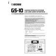 BOSS GS-10 Owners Manual