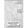 ARTHUR MARTIN ELECTROLUX LS1085 Owners Manual