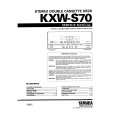 YAMAHA KXW-S70 Service Manual
