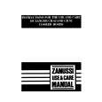ZANUSSI CH63B Owners Manual