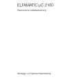 AEG ELFAMATICYC2100,M Owners Manual