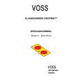 VOSS-ELECTROLUX DEK204-9 Owners Manual