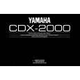 YAMAHA CDX2000 Owners Manual