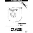 ZANUSSI TD160 Owners Manual