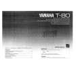 YAMAHA T-80 Owners Manual