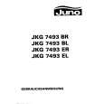 JUNO-ELECTROLUX JKG7493EL Owners Manual