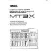 YAMAHA MT3X Owners Manual