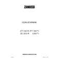 ZANUSSI ZT 162 T Owners Manual