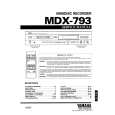 YAMAHA MDX-793 Owners Manual