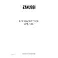 ZANUSSI ZPL7160 Owners Manual