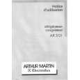ARTHUR MARTIN ELECTROLUX AR3121W Owners Manual