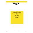 REX-ELECTROLUX RT6X Owners Manual