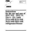 ZANUSSI ZC21/10R Owners Manual