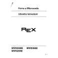 REX-ELECTROLUX MW926NE LOT1 Owners Manual
