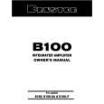 BRYSTON B100-P Owners Manual