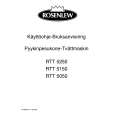 ROSENLEW RTT5250 Owners Manual