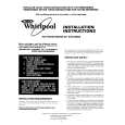 WHIRLPOOL SF0100EKW0 Installation Manual
