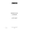 ZANUSSI ZCM6605X Owners Manual