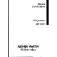 ARTHUR MARTIN ELECTROLUX AR1671I Owners Manual