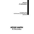 ARTHUR MARTIN ELECTROLUX M6559MPN12+2M.PA Owners Manual