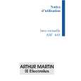 ARTHUR MARTIN ELECTROLUX ASF643 Owners Manual