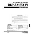 YAMAHA DSP-AX1 Owners Manual