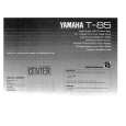 YAMAHA T-85 Owners Manual