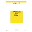 REX-ELECTROLUX RP4NR Owners Manual