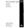 AEG FAV4050-W Owners Manual