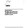 ZANUSSI FBi533/A-B Owners Manual