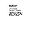 YAMAHA SW60XG Owners Manual