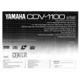 YAMAHA CDV-1100 Owners Manual