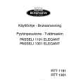 ROSENLEW RTT1191 Owners Manual